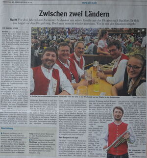 Artikel in der Buchloer Zeitung - mit freundlicher Genehmigung der Allgäuer Zeitung.